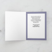 Snowy Egret met kerstmis Kaart (Binnen)