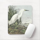 Snowy Egret Muismat (Met muis)
