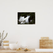 Snowy Egret Poster (Keuken)