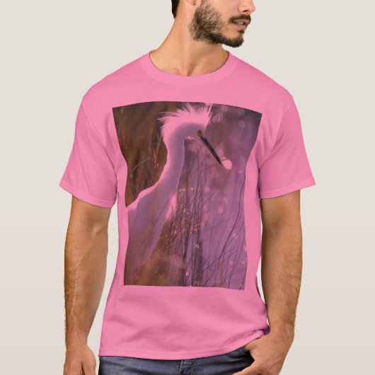 Snowy Egret T-shirt (Voorkant)