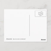 Snowy Egret van Audubon Briefkaart (Achterkant)