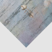 Snowy Egret Waterverf Weefpapier Tissuepapier (Detail)