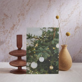 Snowy Elegance: Christmas Tree Briefkaart