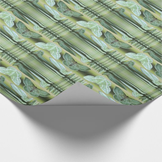Snowy Emerald moth ~ Wrapping paper Cadeaupapier (Hoek)