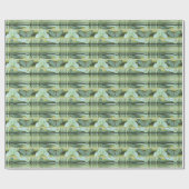 Snowy Emerald moth ~ Wrapping paper Cadeaupapier (Vlak)