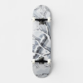 Snowy Environments Camouflage  Persoonlijk Skateboard (Voorkant)