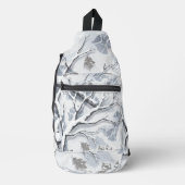 Snowy Environments Camouflage  Sling Bag (Voorkant)