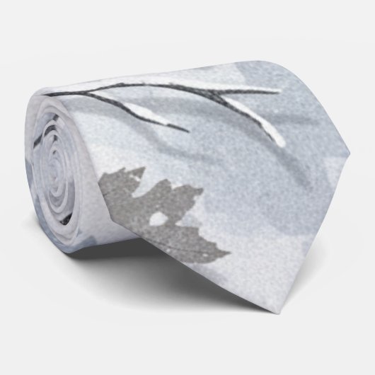 Snowy Environments Camouflage  Stropdas (Opgerold)