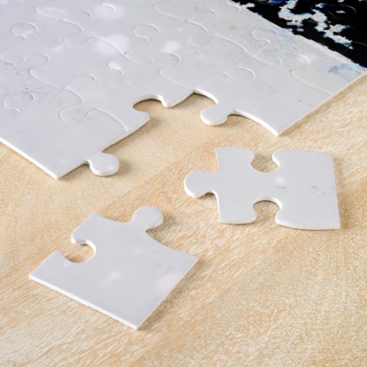 Snowy Evergreen Forest Puzzle 252 stuks Legpuzzel (Zijkant)