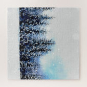 Snowy Evergreen Forest Puzzle 252 stuks Legpuzzel (Horizontaal)