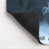 Snowy Faced Border Collie Cute Dog Mousepad Muismat (Hoek)