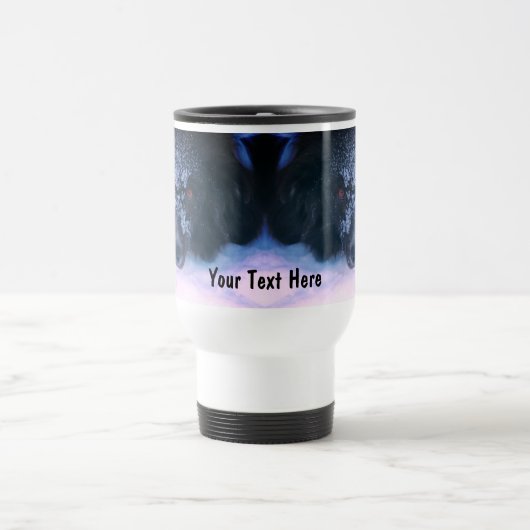 Snowy Faced Border Collie Cute Personated Reisbeker (Center)