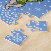 Snowy Falalala Llama Legpuzzel (Zijkant)