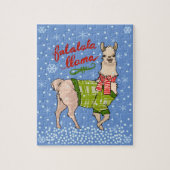 Snowy Falalala Llama Legpuzzel (Verticaal)
