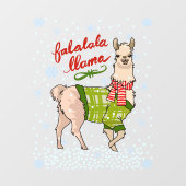 Snowy Falalala Llama Raamsticker (Vel)