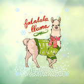 Snowy Falalala Llama Raamsticker (Vel 3)
