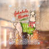 Snowy Falalala Llama Raamsticker (Vel 2)