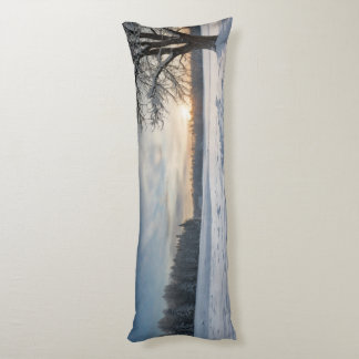 Snowy Field Design Long Pillow Lichaamskussen