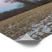 Snowy Field Photo-Poster Poster (Hoek)