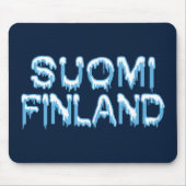 Snowy Finland mousepad Muismat (Voorkant)