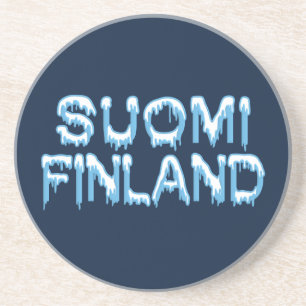 Snowy Finland onderzetter