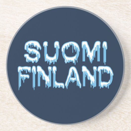 Snowy Finland onderzetter (Voorkant)