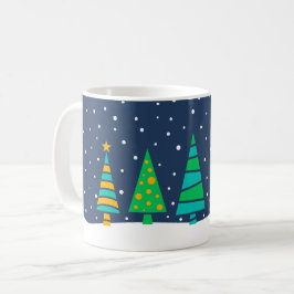 Snowy Fir Trees Mok