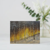 Snowy Forest Briefkaart (Staand voorkant)