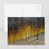 Snowy Forest Briefkaart (Voorkant / Achterkant)