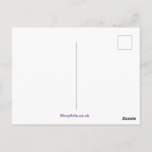 Snowy Forest Briefkaart (Achterkant)