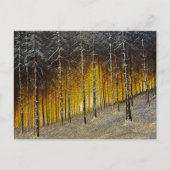 Snowy Forest Briefkaart (Voorkant)