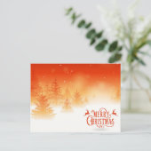 Snowy Forest Briefkaart (Staand voorkant)