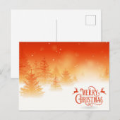 Snowy Forest Briefkaart (Voorkant / Achterkant)