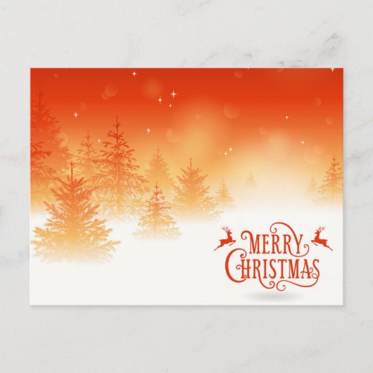 Snowy Forest Briefkaart (Voorkant)