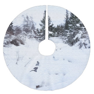 Snowy Forest Christmas Tree Skirt Kerstboom Rok