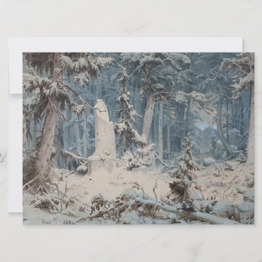 Snowy Forest Kaart (Voorkant)