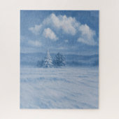 Snowy Forest Kerstpuzzel Legpuzzel (Verticaal)