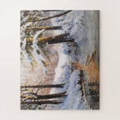 Snowy Forest Landscape, Walter Moras Legpuzzel (Verticaal)