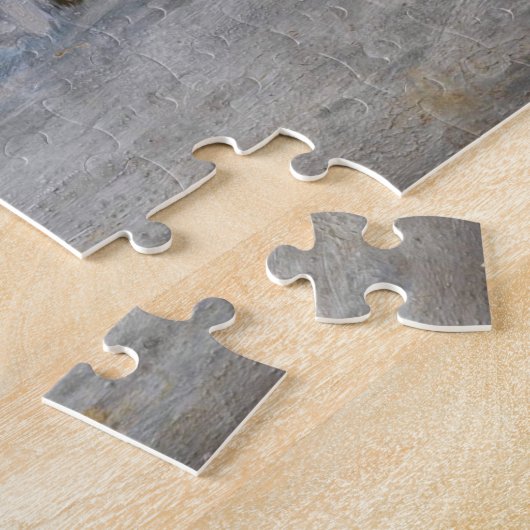 Snowy Forest Landscape, Walter Moras Legpuzzel (Zijkant)