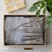 Snowy Forest Landscape, Walter Moras Tissuepapier (Geschenk)