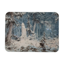 Snowy Forest Magneet
