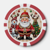 "Snowy Forest" Poker Chips (Voorkant)