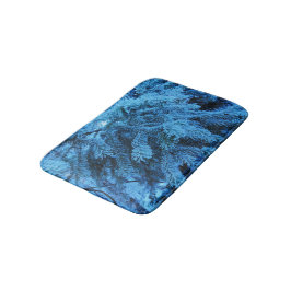 Snowy Forest Spruce Branches Badmat