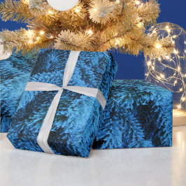 Snowy Forest Spruce Cadeaupapier