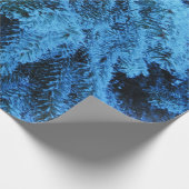 Snowy Forest Spruce Cadeaupapier (Hoek)