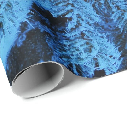 Snowy Forest Spruce Cadeaupapier (Rol Hoek)