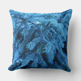 Snowy Forest Spruce Kussen