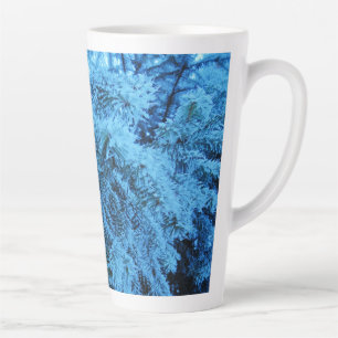 Snowy Forest Spruce Latte Mok