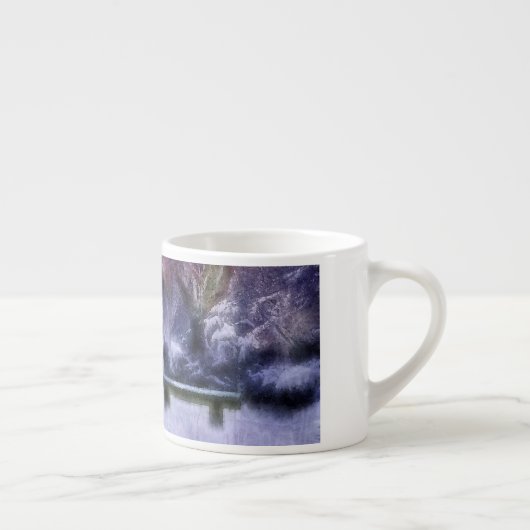 Snowy Forest Winter Wonderland Espresso Kop (Rechts)