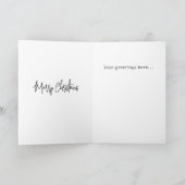 Snowy Fox Kerst Kaart Waterverf (Binnen)